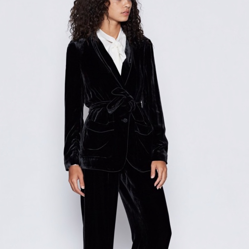 Joie Anasophia Velvet Blazer